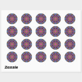 Stralende Pareltjes Kaleidoscoop Mandala Stickers (Vel)