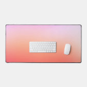Stralende Pastel Zonsondergang Gradiënt Bureaumat (Keyboard & Muis)