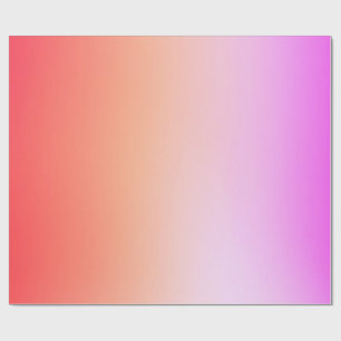 Stralende Pastel Zonsondergang Gradient Cadeaupapier