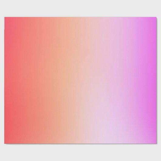 Stralende Pastel Zonsondergang Gradient Cadeaupapier (Vlak)