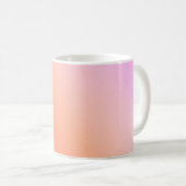 Stralende Pastel Zonsondergang Gradient Koffiemok (Voorkant rechts)