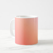 Stralende Pastel Zonsondergang Gradient Koffiemok (Voorkant links)