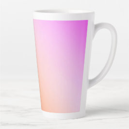 Stralende Pastel Zonsondergang Gradiënt Latte Mok