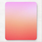 Stralende Pastel Zonsondergang Gradiënt Muismat (Voorkant)