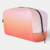 Stralende Pastel Zonsondergang Gradiënt Toilettasje (Rechterhoek)