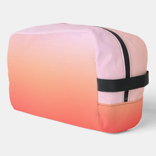 Stralende Pastel Zonsondergang Gradiënt Toilettasje (Linkerhoek)