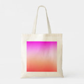 Stralende Pastel Zonsondergang Gradient Tote Bag (Achterkant)