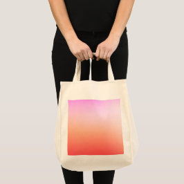 Stralende Pastel Zonsondergang Gradiënt Tote Bag