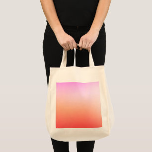 Stralende Pastel Zonsondergang Gradiënt Tote Bag