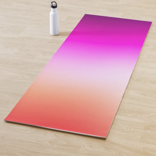 Stralende Pastel Zonsondergang Gradiënt Yogamat (In situ)