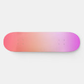 Stralende Pastel Zonsondergang Kleurverloop Persoonlijk Skateboard (Horizontaal)