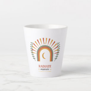 Stralende Positiviteit Boho Hemels Zon Maan Botani Latte Mok