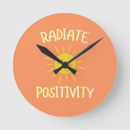 Stralende Positiviteit Ronde Klok