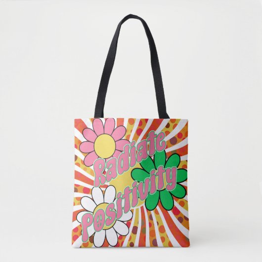 Stralende Positiviteit Tote Bag (Voorkant)