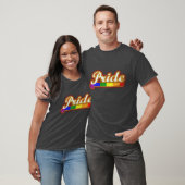 Stralende Pride Regenboogkleuren T-shirt (Unisex)