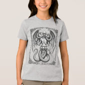 Stralende Rand van de Occulte Koning Tri-Blend Shirt (Voorkant)