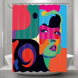 Stralende Reflectie Douchegordijn