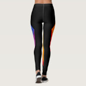 Stralende Regenboog Black-out Leggings (Achterkant)