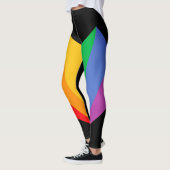 Stralende Regenboog Black-out Leggings (Links)