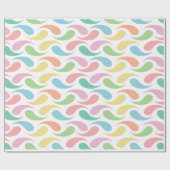 stralende regendruppel cadeaupapier (Vlak)