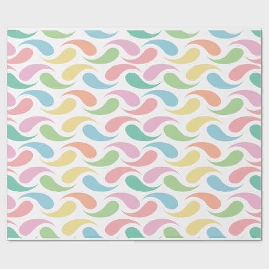 stralende regendruppel cadeaupapier (Vlak)