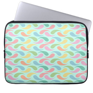 stralende regendruppel laptop sleeve