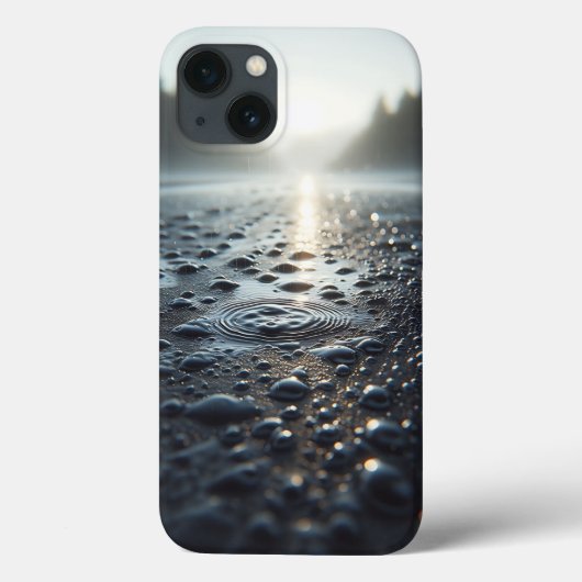 Stralende regendruppels bij zonsopgang telefoonhoe Case-Mate iPhone case (Achterkant)