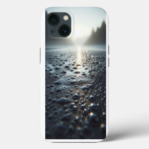 Stralende regendruppels bij zonsopgang telefoonhoe iPhone 13 hoesje