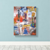 Stralende Ritmen  Canvas Afdruk (Insitu (Houten vloer))