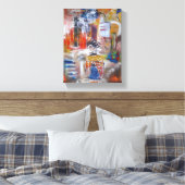 Stralende Ritmen Canvas Afdruk (Insitu (Slaapkamer))