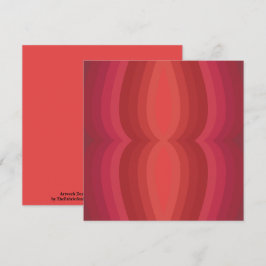 Stralende rode carnaval funhouse vervormde spiegel kaart