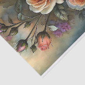 Stralende Roos Kunst Decoupage Tissuepapier (Detail)
