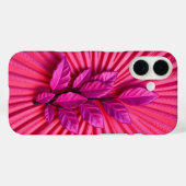 Stralende Roze Bladeren Burst Hoesje-Mate iPhone C Case-Mate iPhone Case (Achterkant (horizontaal))