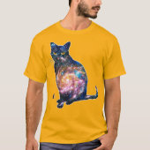 Stralende Ruimte In Kat T-shirt (Voorkant)