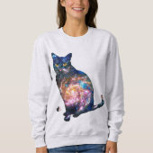 Stralende Ruimte In Kat T-shirt (Voorkant)