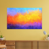 Stralende Scheidingslijn Canvas Afdruk (Insitu (Woonkamer))