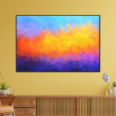 Stralende Scheidingslijn Canvas Afdruk (Insitu (Woonkamer))