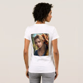 **"Stralende schoonheid: Empowered Woman T-shirt"* T-shirt (Achterkant volledig)