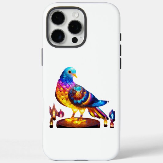 stralende stadsduif Case-Mate iPhone case (Achterkant)