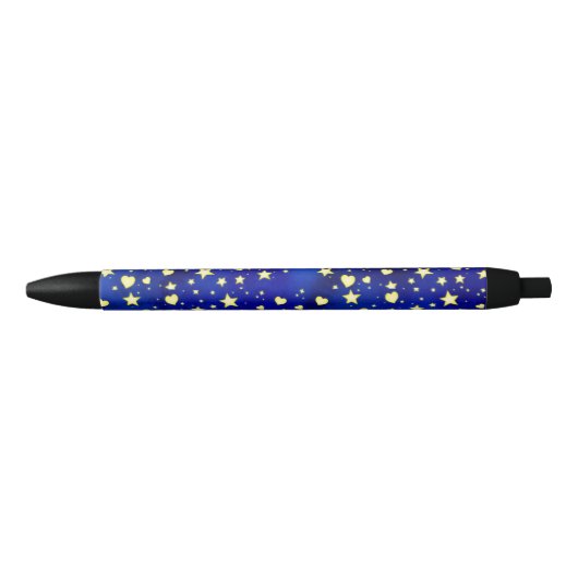 Stralende ster zwarte inkt pen (Voorkant)