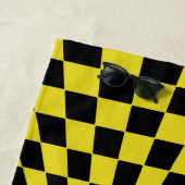 Stralende Stralen Aangepaste Zon Grafische Strandh Strandlaken (In situ)