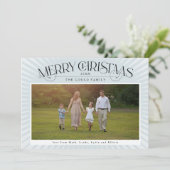 Stralende stralen feestdagenkaart (Staand voorkant)