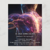 Stralende Stroom Aura Energie Flyer (Achterkant)