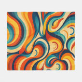 Stralende Stroom Fleece Deken (Voorkant (Horizontaal))