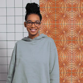 Stralende Sunburst Warme Terracotta Tegeltje