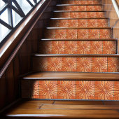 Stralende Sunburst Warme Terracotta Tegeltje