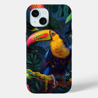 Stralende Toucan iPhone 15 Case