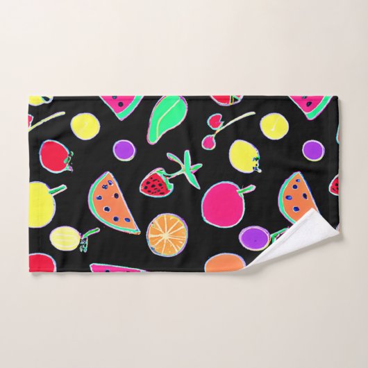 Stralende Tropic Neon Magic Bad Handdoek (Handdoek)