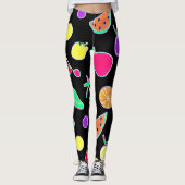 Stralende Tropic Neon Magic Leggings (Voorkant)
