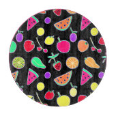 Stralende Tropic Neon Magic Snijplank (Voorkant)